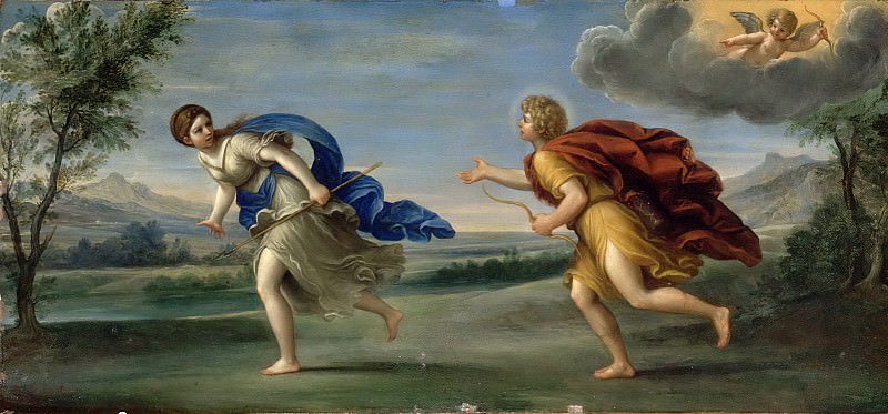 Картина Аполлон и нимфа Дафна