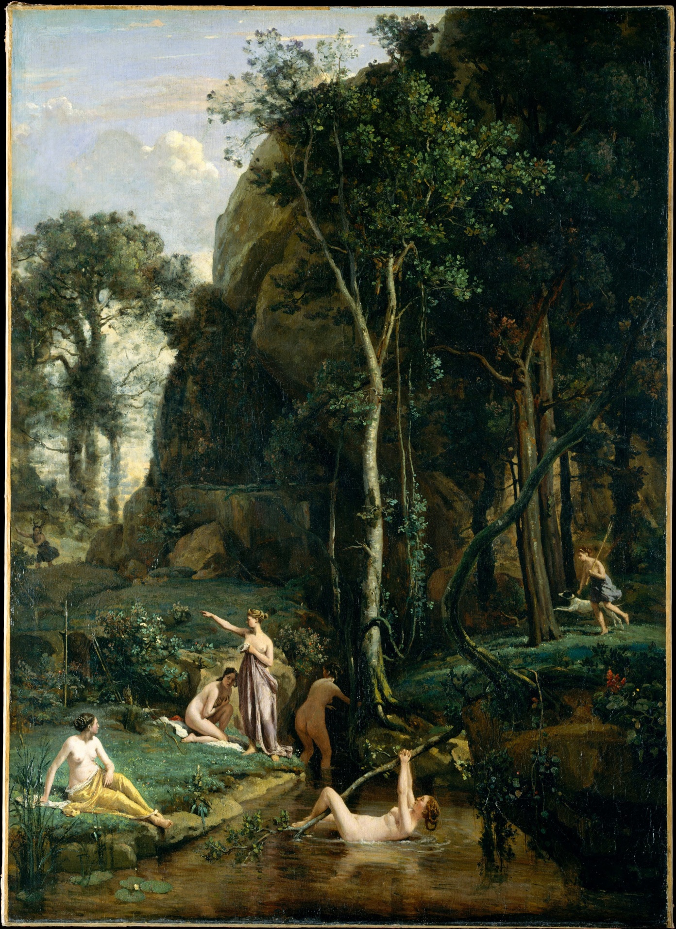 Картина Артемида и охотник Актеон