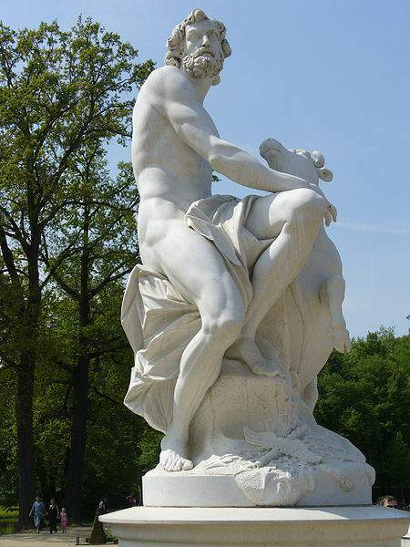 Скульптура Юпитер с Ио. Франсуа Гаспар. Сан-Суси, Потсдам, Германия