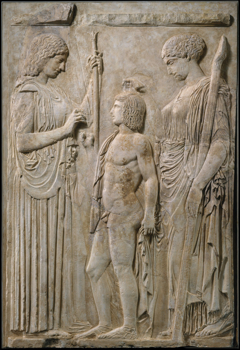 Скульптура Деметра, Персефона с Триптолемом