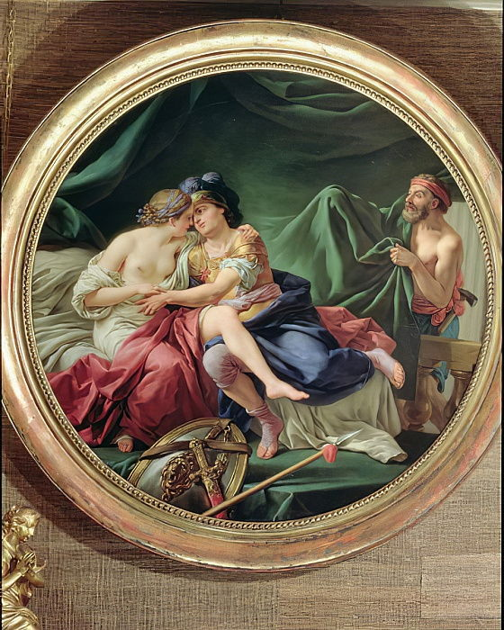 Лагрене, Луи-Жан-Франсуа – Картина Марс и Венера, застигнутые Вулканом
