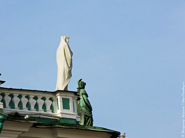 Скульптура Деметра. Зимний Дворец, Санкт-Петербург, Россия