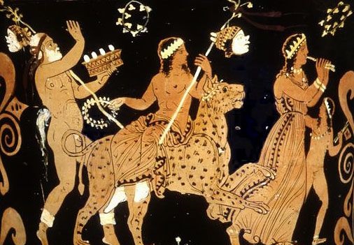 Силен, Дионис и Вакханка, 4 век до н.э., Лувр