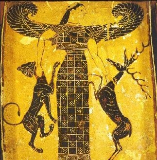 Артемида, царица зверей, 6 века до н.э., Национальный археологический музей Флоренции.