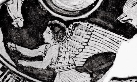 Богиня ночи Никс, ф4 век до н.э., Музей Эшмола