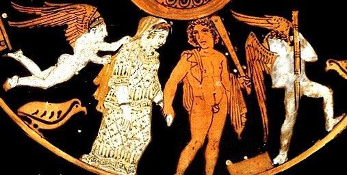 Свадьба Геракла и Гебы, 5 век до н.э., Музей археологии Пенсильванского университета