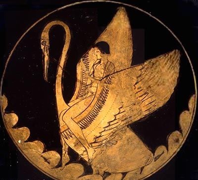 Гиацинт верхом на лебеде, 5 век до н.э., Музей Университета Миссисипи