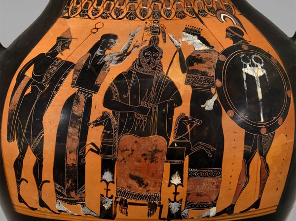 Илифия и рождение Афины, 6 век до н.э., Музей изящных искусств Вирджинии.