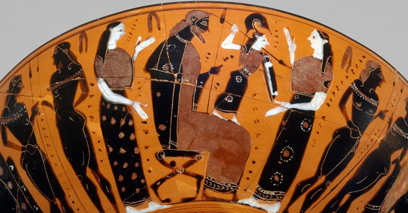 Илифия и рождение Афины, 6 век до н.э., Музей Метрополитен