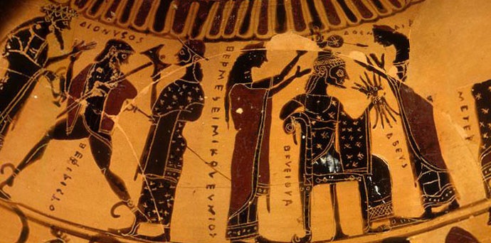 Зевс и рождение Афины, 6 века до н.э., Античное собрание Музей в Берлине