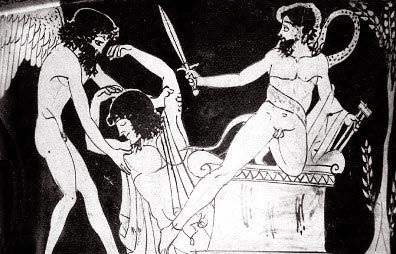 Танатос, Алкестида и Геракл, 5 век до н.э., Британский музей