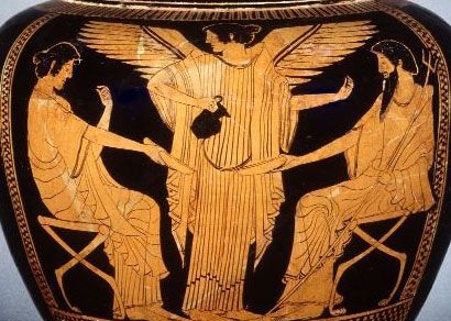 Амфитрита, Ирида и Посейдон, 5 век до н.э., Художественный музей Толедо.