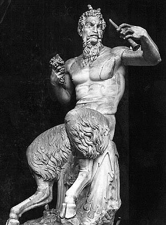 Пан, греко-римская мраморная статуя, 2 век нашей эры, Лувр.