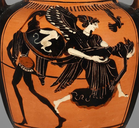 Ахиллес, Эос и тело Мемнона, 6 век до н.э., Музей Метрополитен