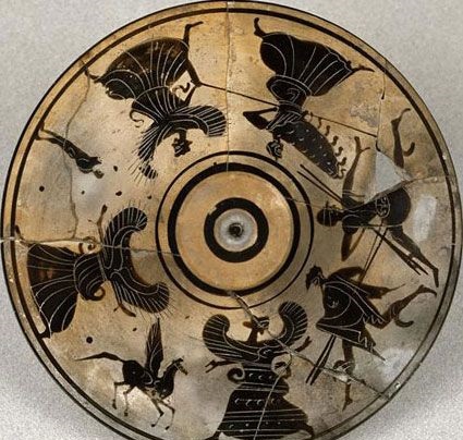 Рождение Пегаса и Хрисаора, обезглавленная Медуза, Персей и Горгоны, 6 век до н.э., Лувр