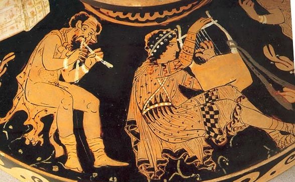 Марсий и Аполлон, 4 век до н.э., Лувр
