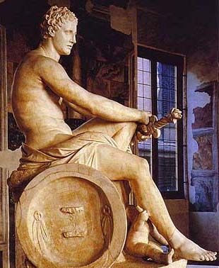 Арес «Марс Людовизи», греко-римская мраморная статуя, Национальный римский музей Палаццо Альтемпс.