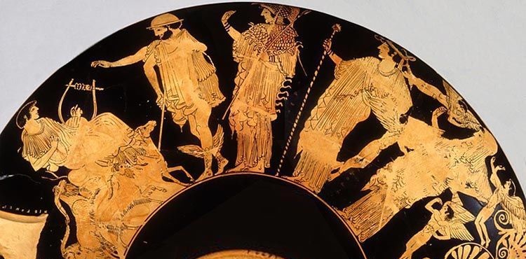 Парис, Гермес, Афина, Гера и Афродита,5 век до н.э., Античное собрание