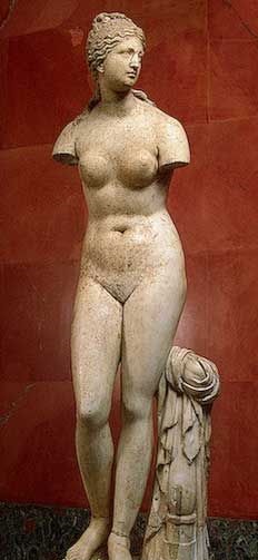 Афродита "Венера Таврическая", греко-римская мраморная статуя II век н.э., Государственный Эрмитаж.