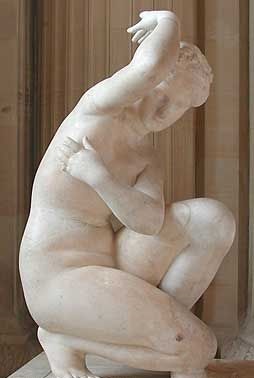 Афродита, греко-римская мраморная статуя, Лувр